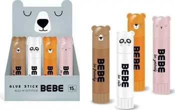 Ngjitës shkop Interdruk BB Friend, 15 g, set 16 copë, transparent