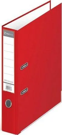 Dosje Binder, 2 unaza, A4, 75 mm, e kuqe - 1