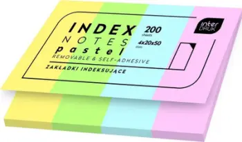 Tableta Indeksi Pastel Interdruk, 200 copë