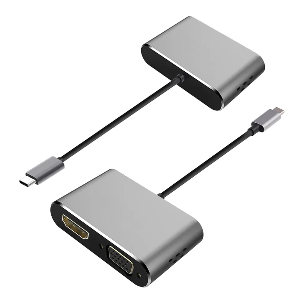 Docking station Platinet PMMA9832, type-C/HDMI VGA - 2