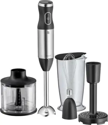 Blender dore WMF Kult X, 600W, 0.7L, argjendtë e zezë