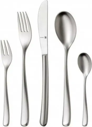 Set takëmesh, WMF, Vision (12 7191 6330 / WMF7191), 30 copë, përfundim mat argjendtë