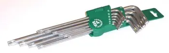 Set çelësash JONNESWAY Torx L T9-T50, 10 copë