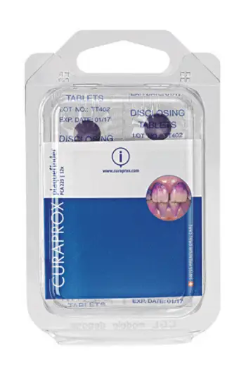 Tableta për pllakë dentare Curaprox PCA 223