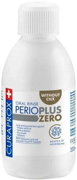 Shpëlarës goje Curaprox Perio Plus Zero, pa alkool, 200 ml - 3