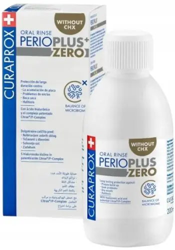 Shpëlarës goje Curaprox Perio Plus Zero, pa alkool, 200 ml