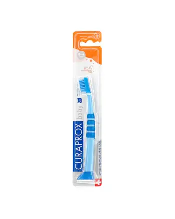 Brushë e dhëmbëve Curaprox baby 0-4, e kaltër