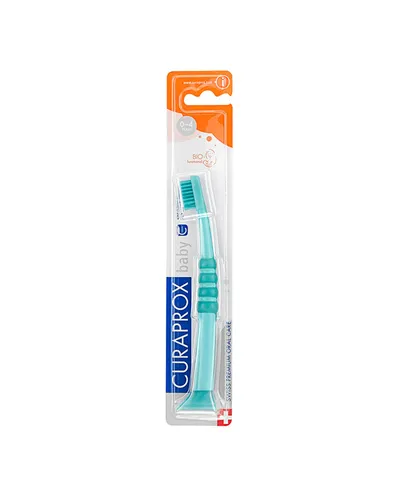 Brushë e dhëmbëve Curaprox baby 0-4, e gjelbër - 1
