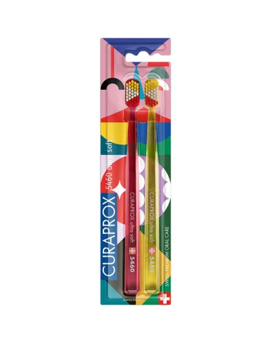 Set - brusha të dhëmbëve Curaprox 5460 Smile Edition, 2 copë - 1