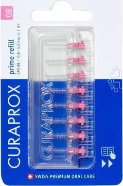 Furça interdentare Curaprox Prime Refill CPS 0.8 - 3.2 mm, 8 copë - 1