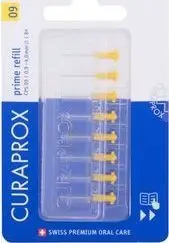 Furça ndërdhëmbore Curaprox Prime Refill CPS, 8 copë, 0.9 - 4.0 mm, të verdha