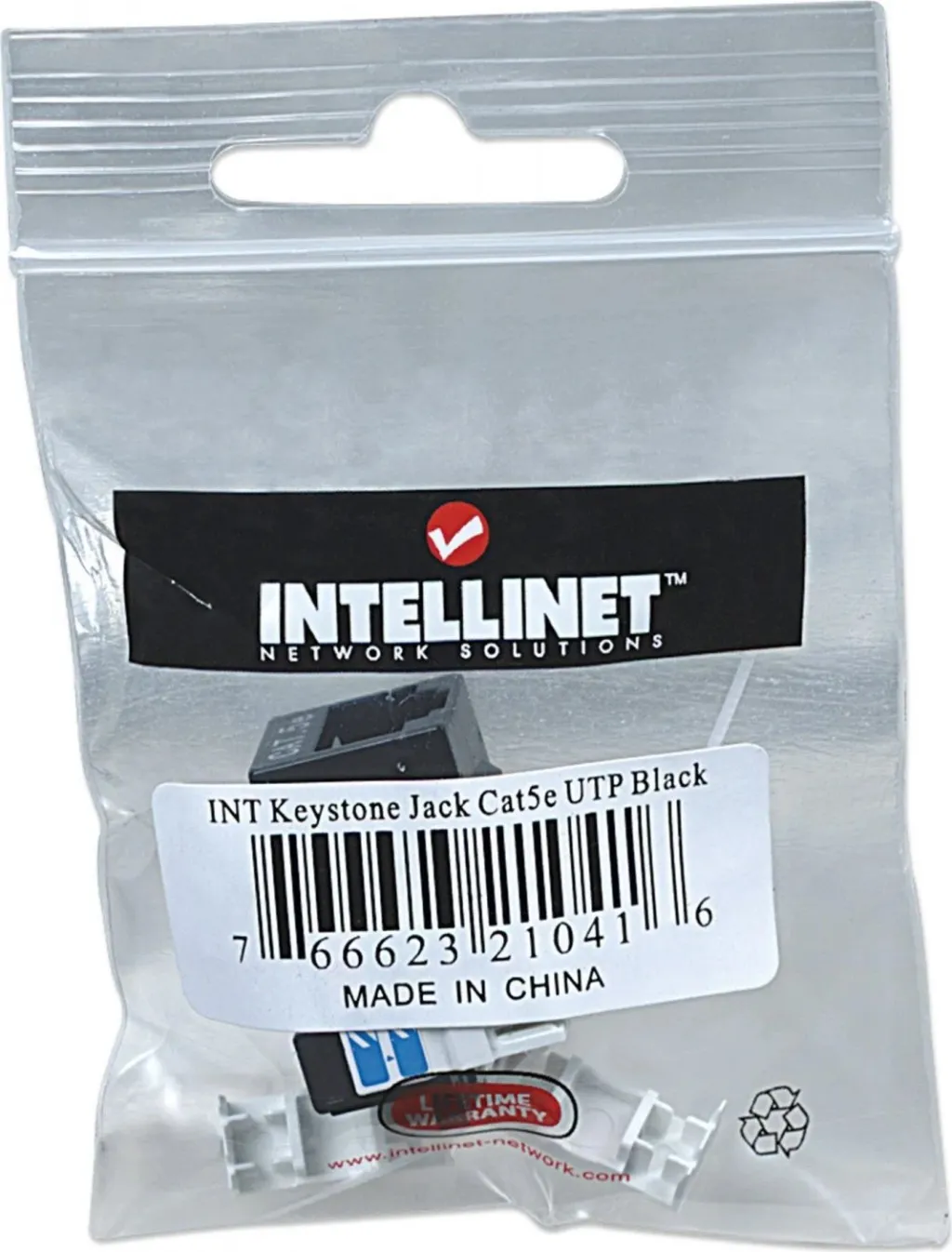 Përshtatës Intellinet 210416, RJ45 UTP Cat5e, 100Mbps, i zi - 3