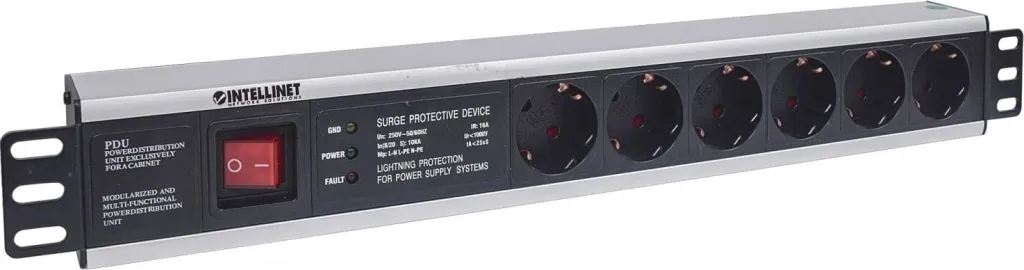 Prizë PDU Intellinet, 19'', 1.5U, 3m - 2