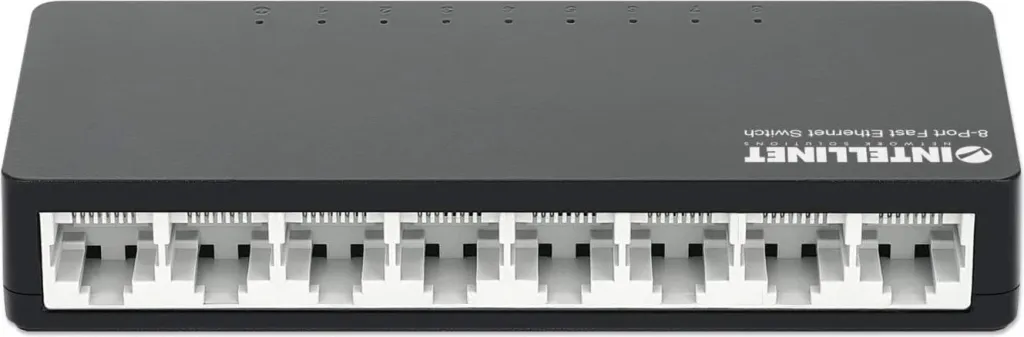 Switch Intellinet 561730, 8 porte Fast Ethernet, desktop - 1