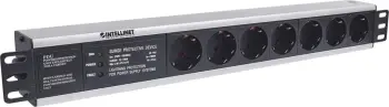 PDU për Kasë Intellinet, me 7 priza IEC60884, ngjyrë e zezë