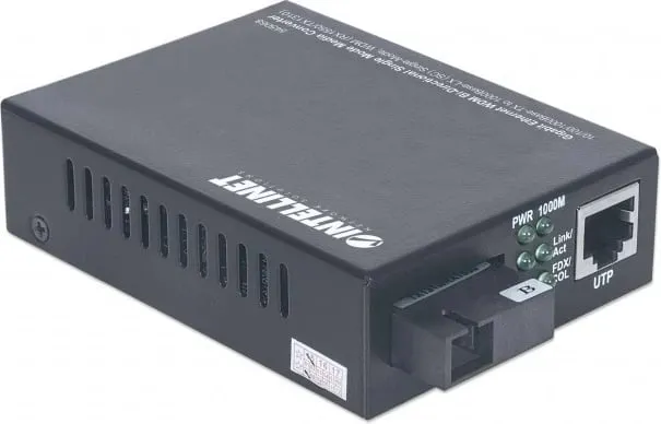 Konvertues Intellinet, Media Gigabit RJ45 në SC WDM - 1