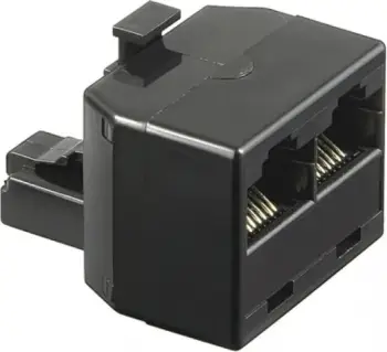 Shpërndarës Intellinet RJ45, i zi