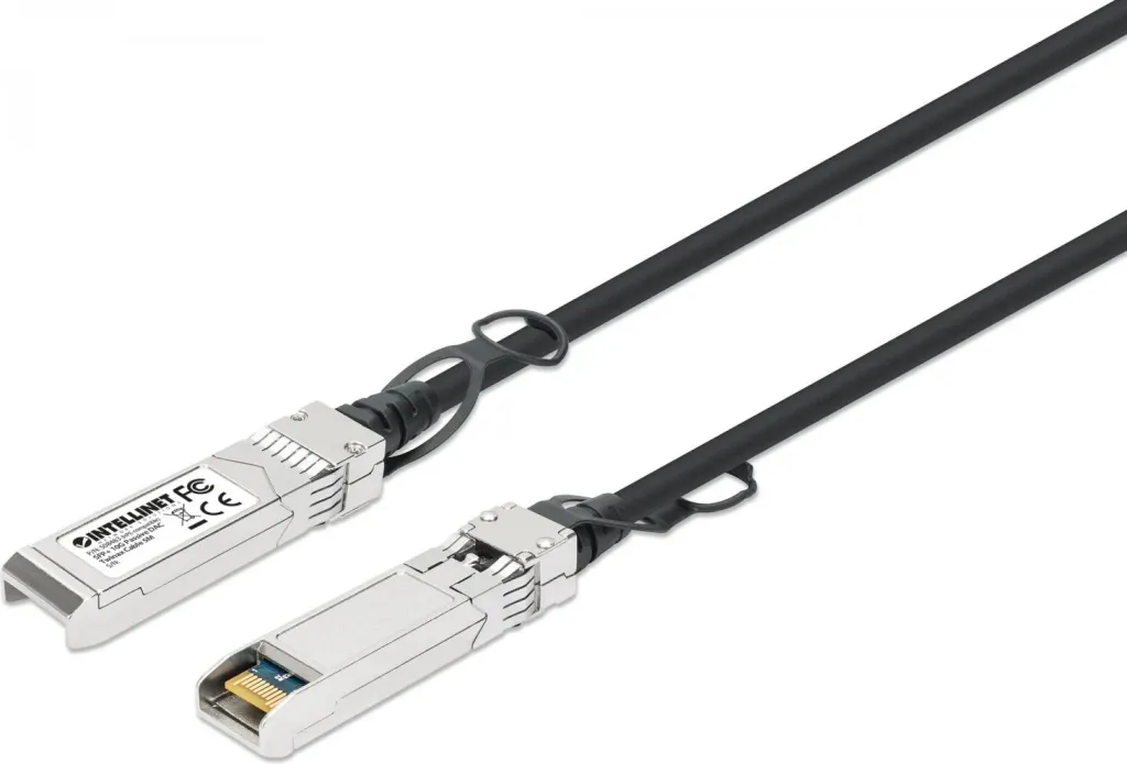 Kabllo Intellinet 508483 Twinax SFP+ 10G DAC, e zezë, 5m - 1