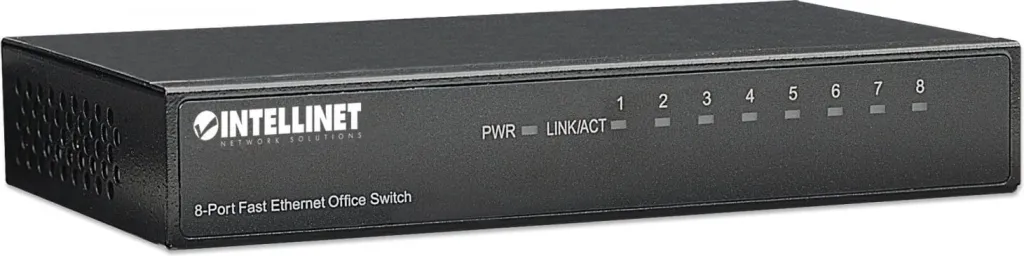 Switch Intellinet 523318, 8x RJ45 10/100Mbps - 2