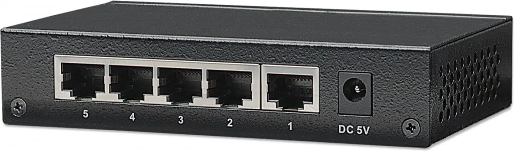 Switch Intellinet 530378, 5 portë Gigabit - 4