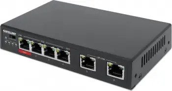 Switch Ethernet Intellinet 561686, 6x RJ45, 3xPoE dhe 1x PoE me Fuqi të Lartë