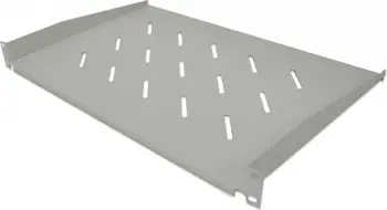 Raft Intellinet 715096, 1U 350mm për Kasë 19", me Perforime, Gri
