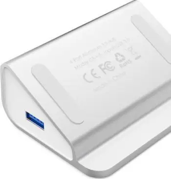 USB HUB Aukey CB-H5, 4x USB 3.0, 5Gbps, i argjendtë