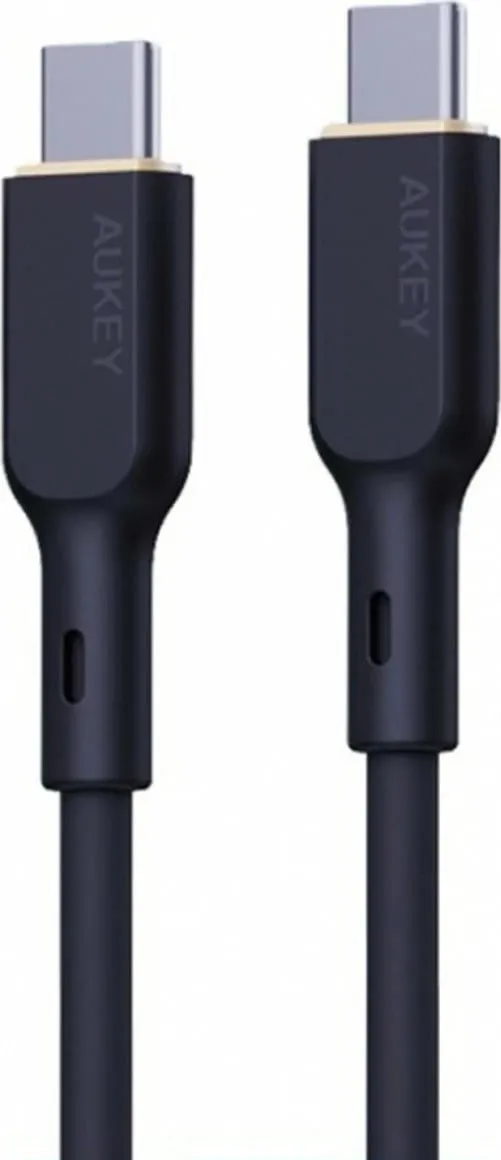 Kabllo Aukey, USB C / USB C, 1 m, e zezë - 3