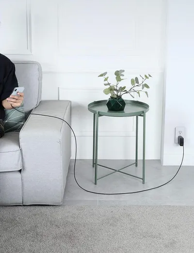 Kabllo Aukey, Lightning / USB C, 2 m, e zezë - 5