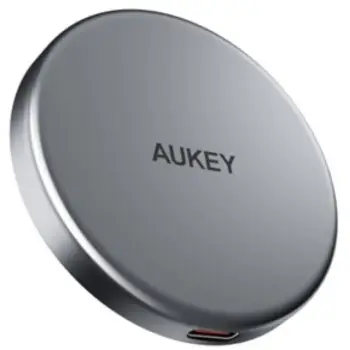 Karikues wireless Aukey LC-MC10 MagLink Aura, 15W, USB-C, i zi