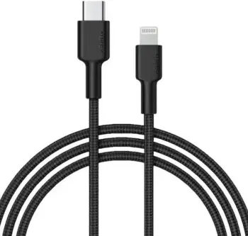 Kabllo AUKEY CB-CL4 USB-C në Lightning, 1.8m, 27W, e zezë