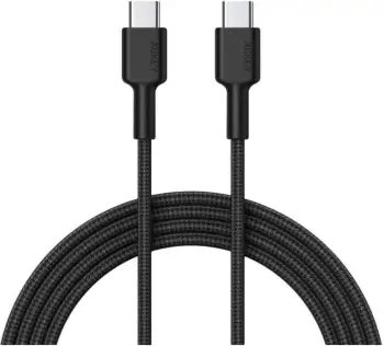 Kabllo USB-C AUKEY CB-CD45, 0.9m, 18W, e zezë