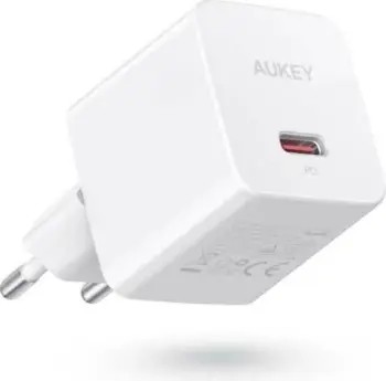 Karikues muri Aukey PA-Y20S, USB-C, 20W, i bardhë