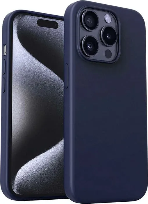 Mbështjellës Aukey PC-GJ10D për iPhone 15 Pro Max, blu e errët - 1