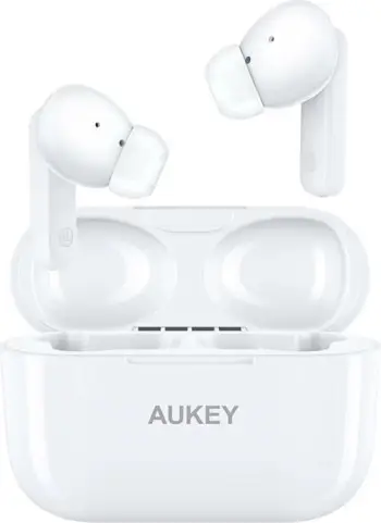 Kufje TWS Aukey EP-M1NC, Bluetooth 5.1, ANC, të bardha