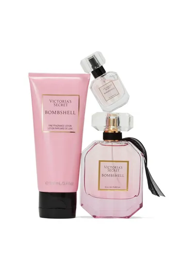 Set Victoria's Secret Bombshell, Eau de Parfum, 50ml + Eau de Parfum, 7.5ml + Losion, 100ml - 3
