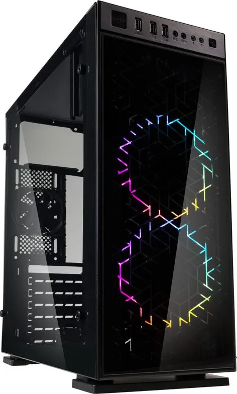 Kasë Kolink Inspire K1 RGB (GEKL-039), e zezë - 1