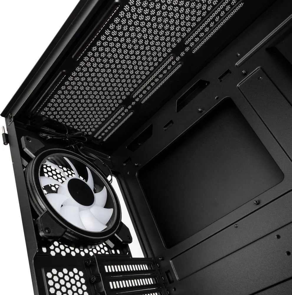 Kasë Kolink Observatory Y AMD SE ARGB, e zezë, Midi Tower - 5