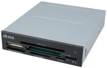 Lexues kartash Akasa AK-ICR-09, USB 2.0, 3.5", i zi