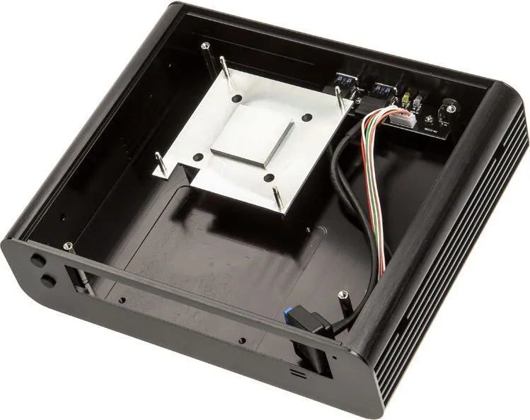 Kasë Akasa Euler S Fanless Thin Mini-ITX 2xUSB 3.0, HTPC - 3