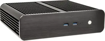 Kasë Akasa Euler S Fanless Thin Mini-ITX 2xUSB 3.0, HTPC