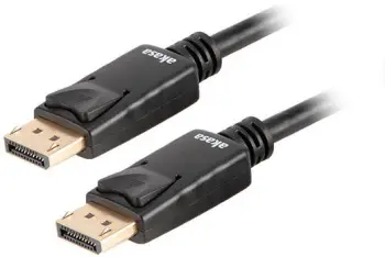 Kabllo Akasa DisplayPort - DisplayPort, M / M, 8K @ 60Hz, 2m, e zezë