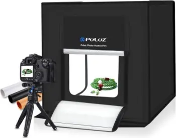 Set studio për fotografi Puluz, 30W, 40cm