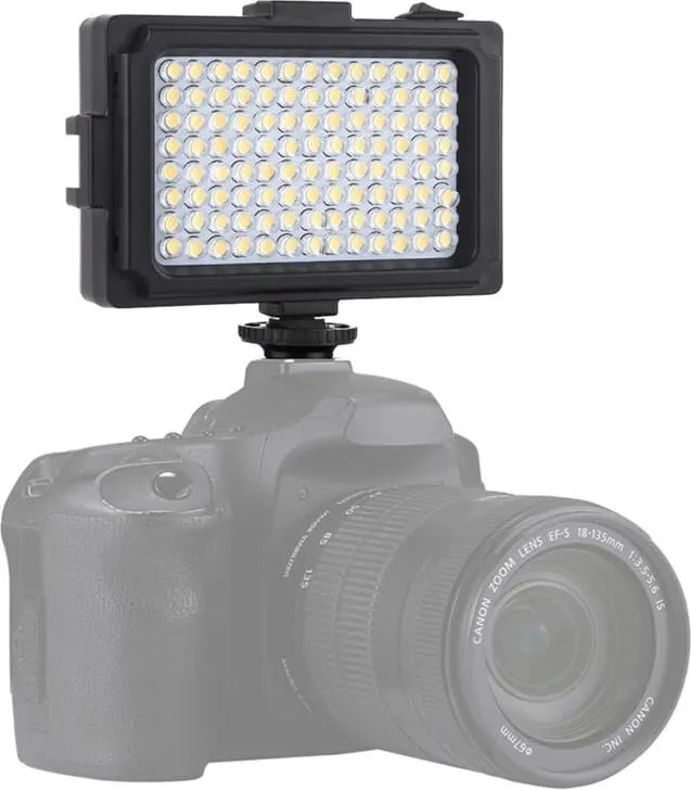 Llambë LED Puluz PU4096 për kamera ose smartphone, 860 lumen, e zezë - 1