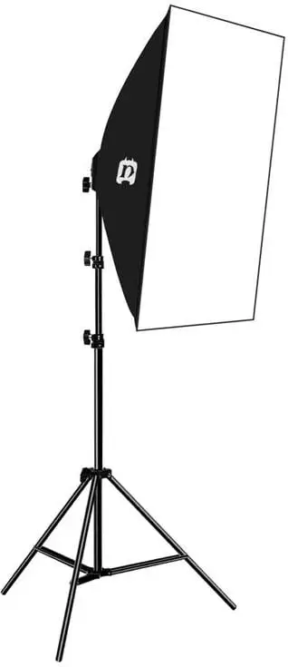 Set ndriçimi për fotografi Puluz Studio Softbox, 50 x 70 cm