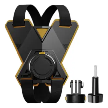 Mbajtës helmete për kamera sportive Puluz PU1052B, universal, i zi