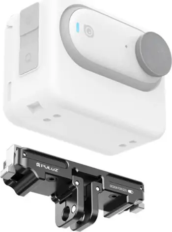 Mbajtës i shpejtë alumini Puluz PU972B për Insta360 GO 3/GO 3S, i zi