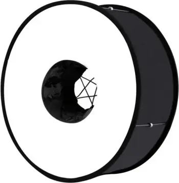 Difuzer softbox Puluz PU5145, rrumbullakët, 45cm, zi