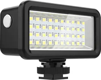 Dritë LED për zhytje Puluz PU631B, 40 LED, IPX8, 2500 mAh, e zezë