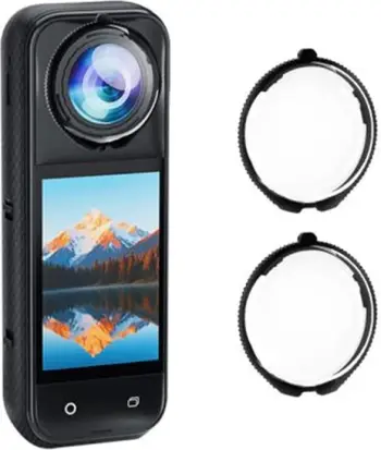 Mbrojtëse lenteje Puluz PU749T për Insta360 X5, set 2 copë, Transparent